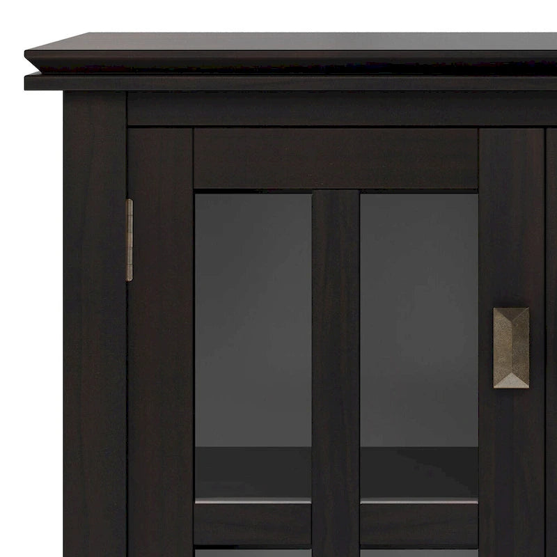 WYNDENHALL Stratford SOLID WOOD 30 inch Wide Low Storage Cabinet - 30w x 14d x 31 h