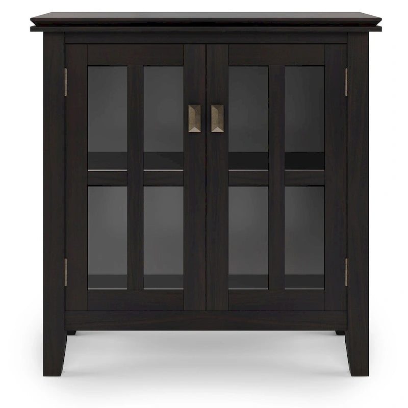 WYNDENHALL Stratford SOLID WOOD 30 inch Wide Low Storage Cabinet - 30w x 14d x 31 h
