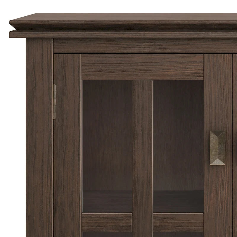 WYNDENHALL Stratford SOLID WOOD 30 inch Wide Low Storage Cabinet - 30w x 14d x 31 h