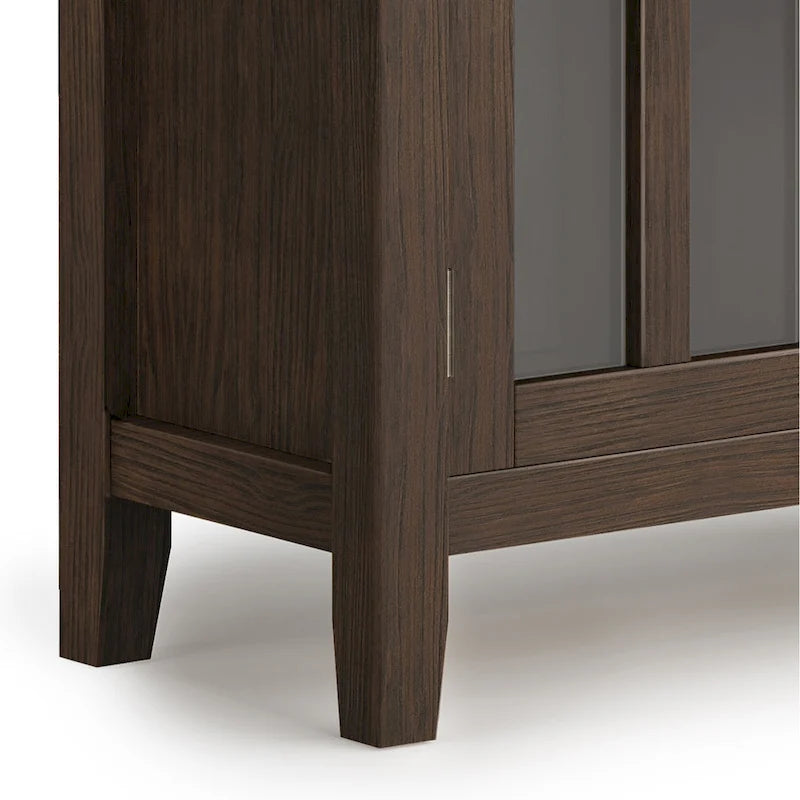 WYNDENHALL Stratford SOLID WOOD 30 inch Wide Low Storage Cabinet - 30w x 14d x 31 h