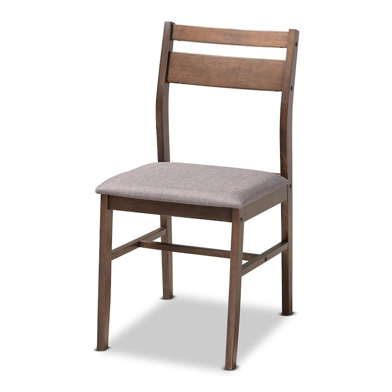 Contemporary Fabric 5-Piece Wood Dining Set