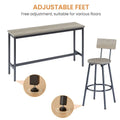 4-Piece Bar Table Set, Counter Height Dining Set