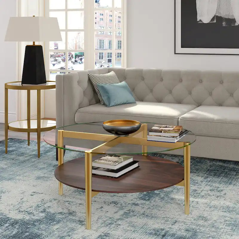 Carson Carrington Saliesta Mid-Century Modern Coffee Table