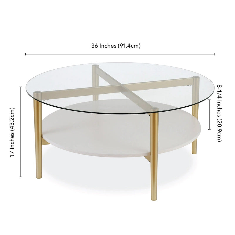 Carson Carrington Saliesta Mid-Century Modern Coffee Table