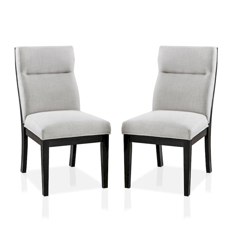 Zibo Contemporary Black 5-Piece Round Dining Set by Furniture of America