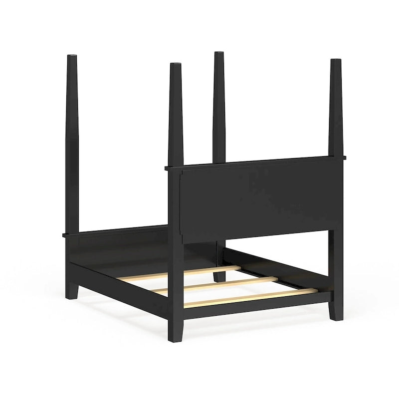 Homestyles Bedford Black King Poster Bed