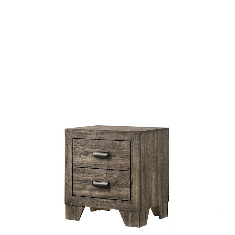 Linette 6 Piece Brown Panel Bedroom Set