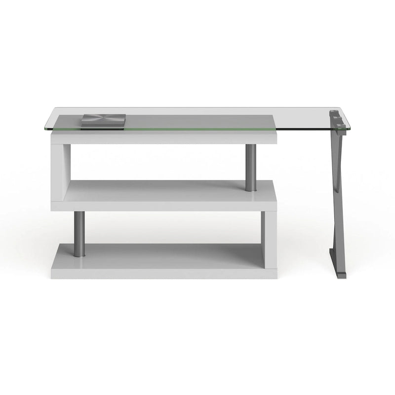 Marisa Contemporary 59-inch Metal Convertible Computer Desk by Furniture of America