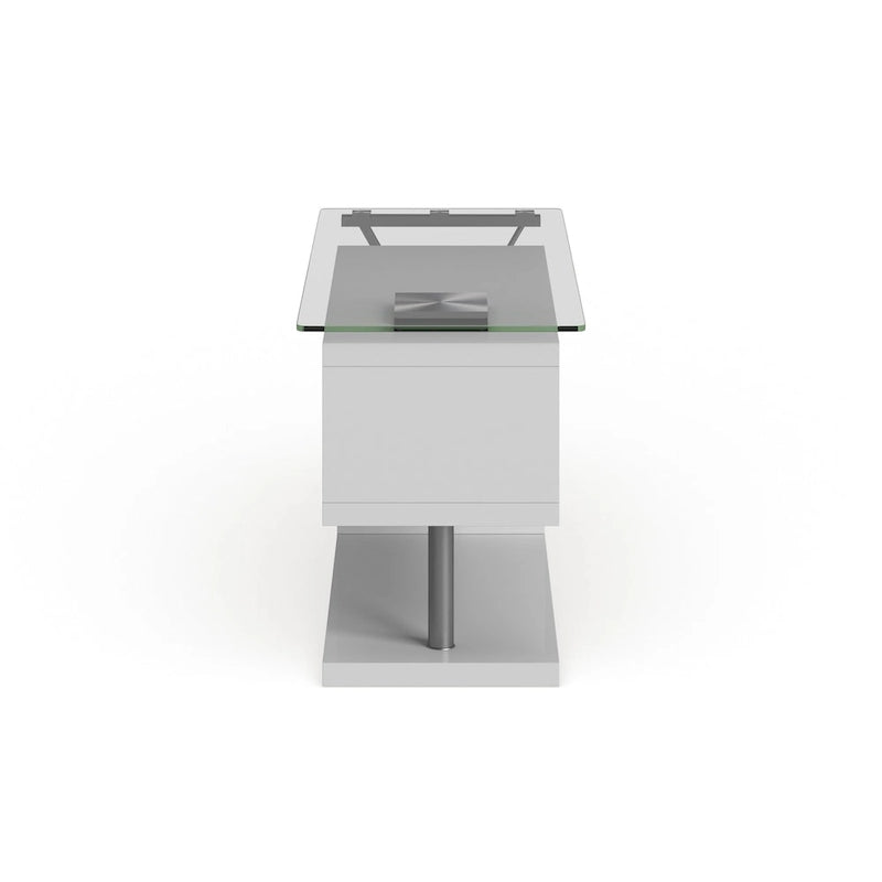 Marisa Contemporary 59-inch Metal Convertible Computer Desk by Furniture of America