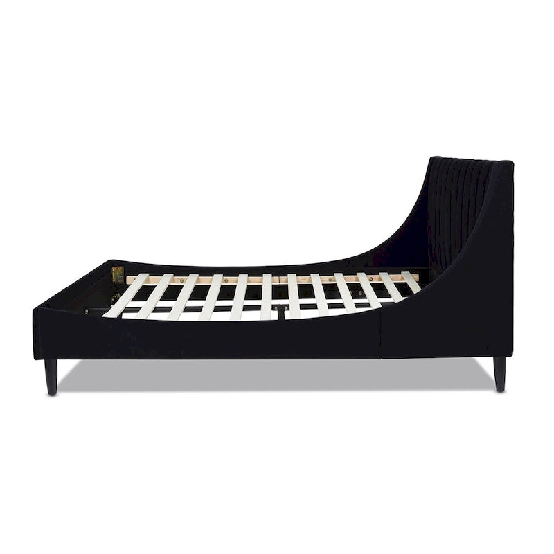 Aspen Vertical Tufted Upholstered Platform Bed