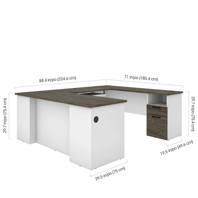 Bestar Norma U-shaped Desk