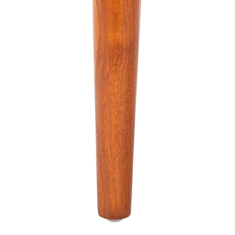 SAFAVIEH Manervia Wood & Leather Bench - 47Wx16Dx18H