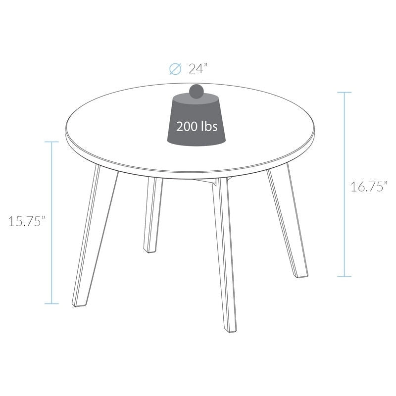 American Trails Genuine Hardwood Round Tables