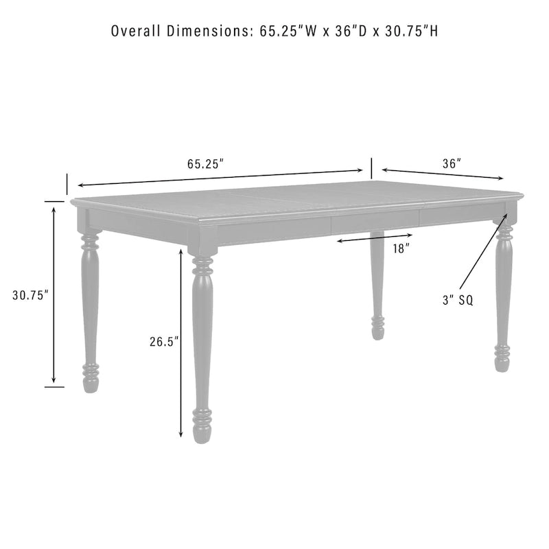 Crosley Shelby 7-piece Dining Set in White