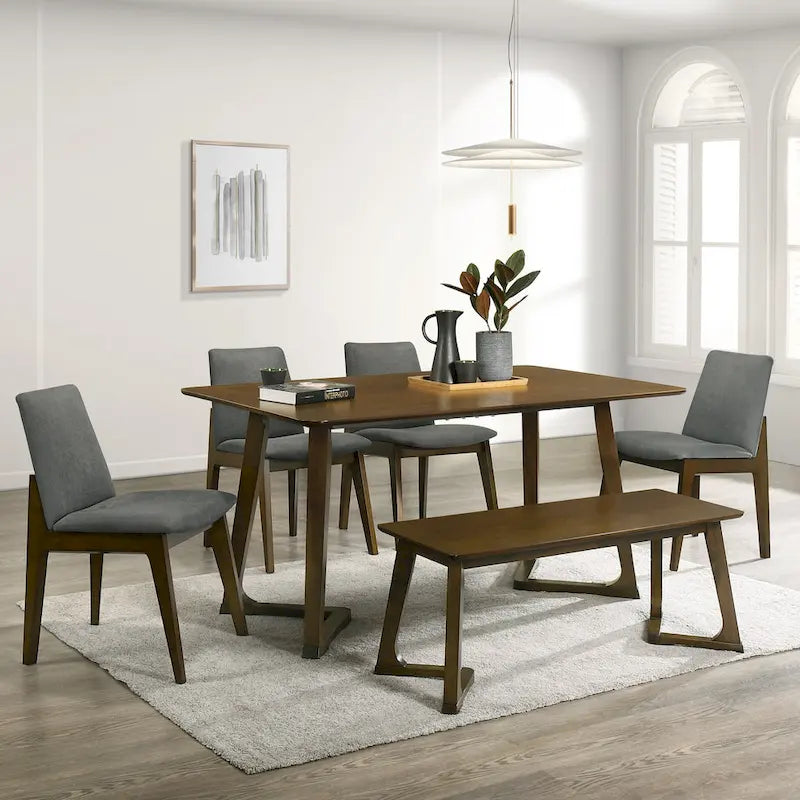 CraftPorch Mid-century Modern 6-piece Dining set