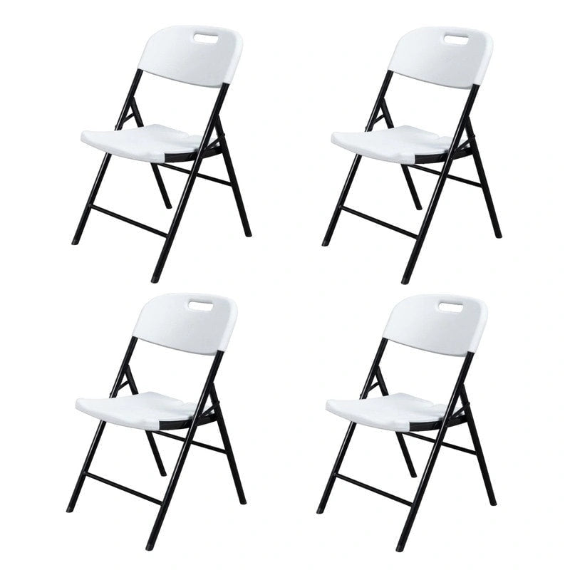 Karlhome Outdoor/Indoor HDPE Stackable Folding Chair 2-Pack 4-Pack