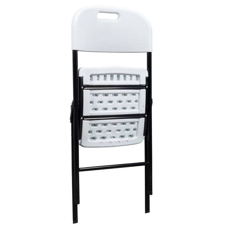 Karlhome Outdoor/Indoor HDPE Stackable Folding Chair 2-Pack 4-Pack