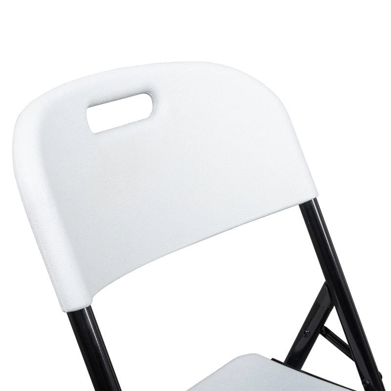 Karlhome Outdoor/Indoor HDPE Stackable Folding Chair 2-Pack 4-Pack