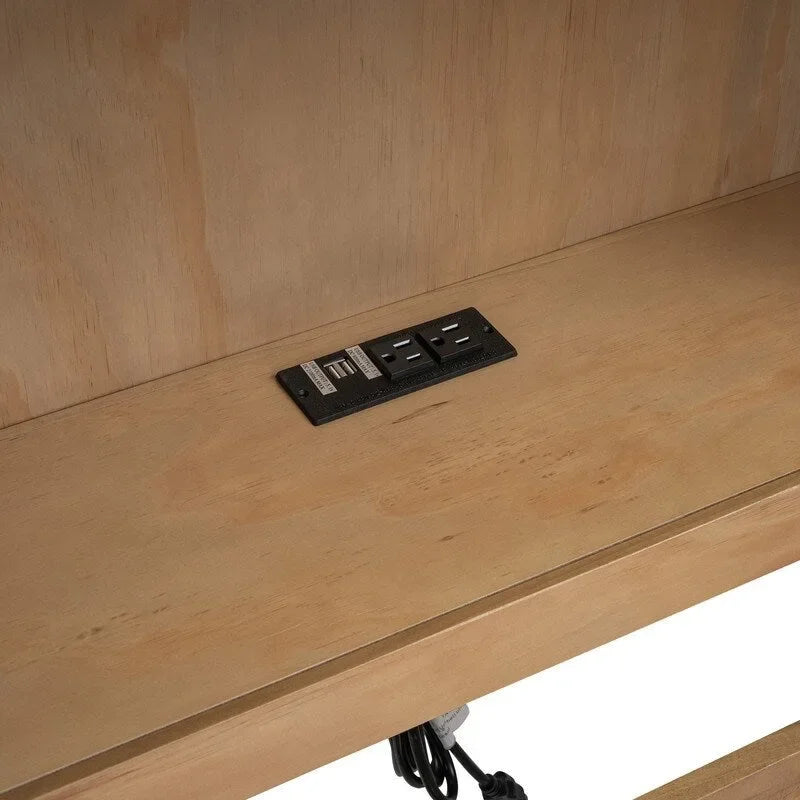Twin Size Daybed with Trundle,Storage Cabinets and USB Ports