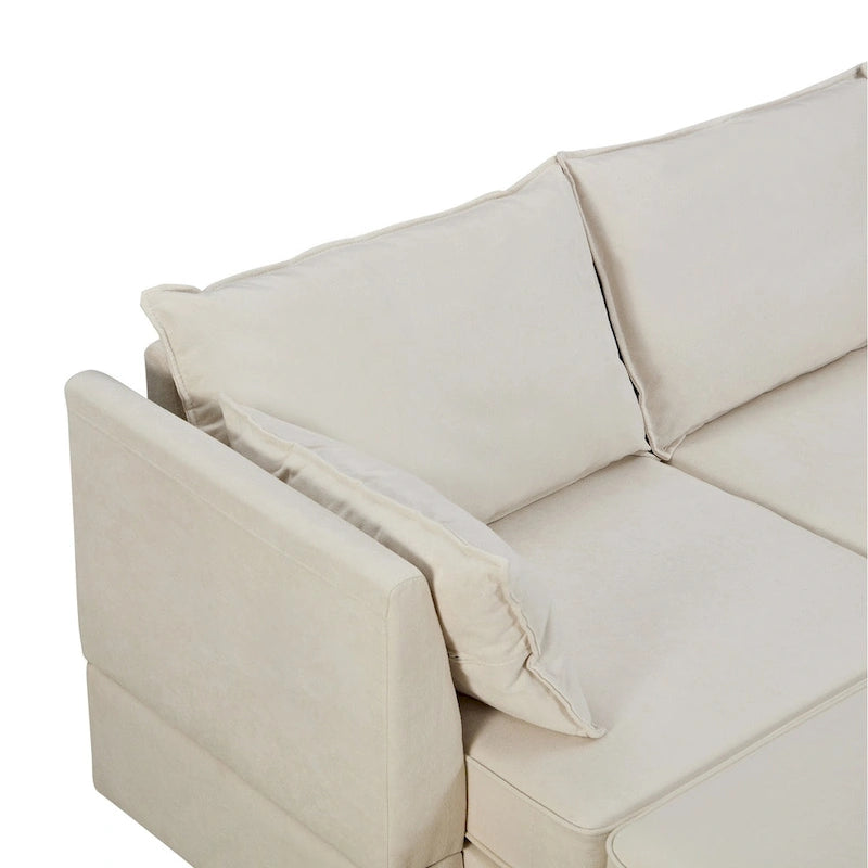 Merax Modern Large U-Shape Modular Sectional Sofa