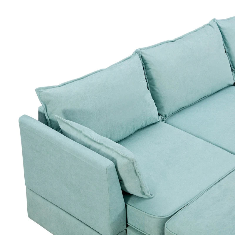 Merax Modern Large U-Shape Modular Sectional Sofa