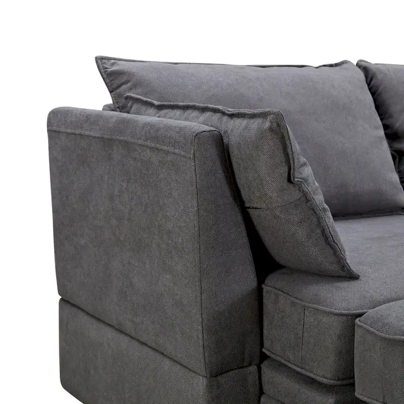 Merax Modern Large U-Shape Modular Sectional Sofa