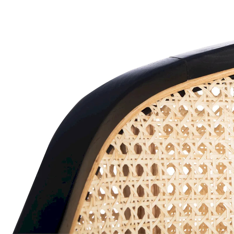 SAFAVIEH Couture Dominica Rattan Dining Chair - 23.4 W x 22.8 L x 33.6 H - 23W x 23D x 34H
