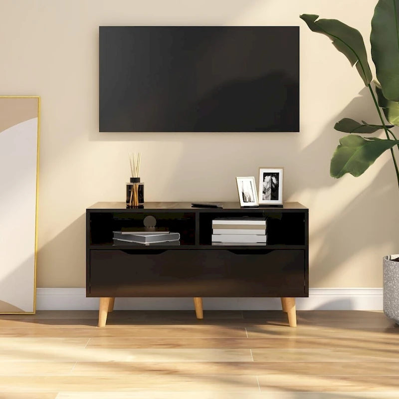 vidaXL TV Stand TV Console Sideboard TV Unit Home Media Unit Engineered Wood - 35.4 x 15.7 x 19.1