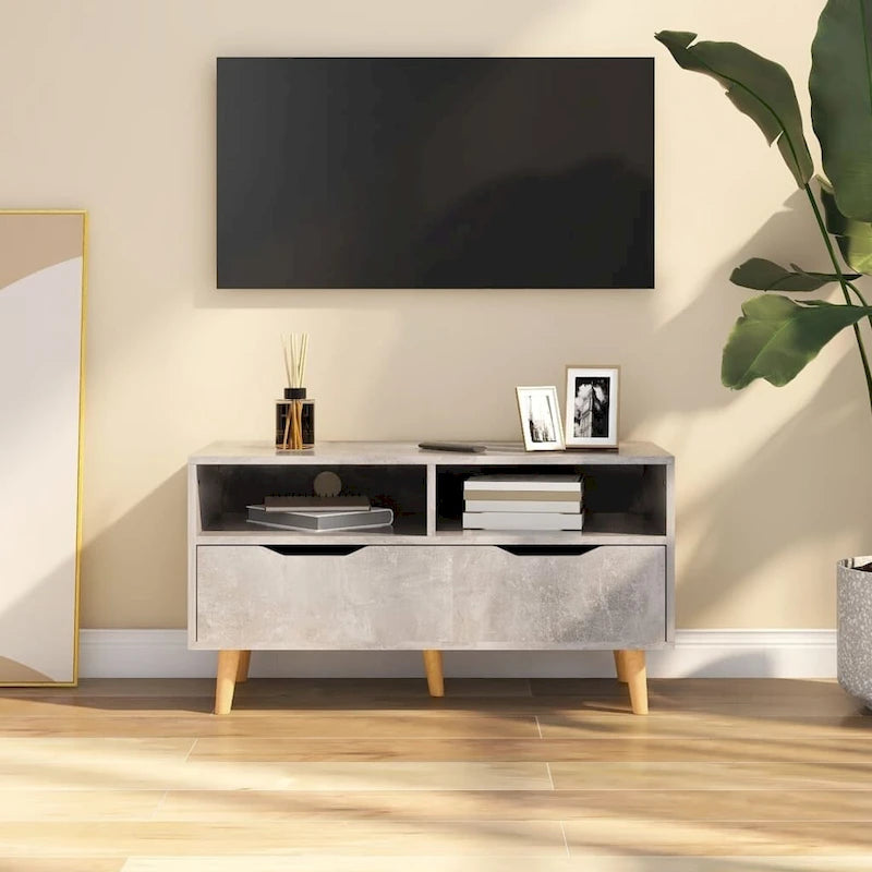 vidaXL TV Stand TV Console Sideboard TV Unit Home Media Unit Engineered Wood - 35.4 x 15.7 x 19.1