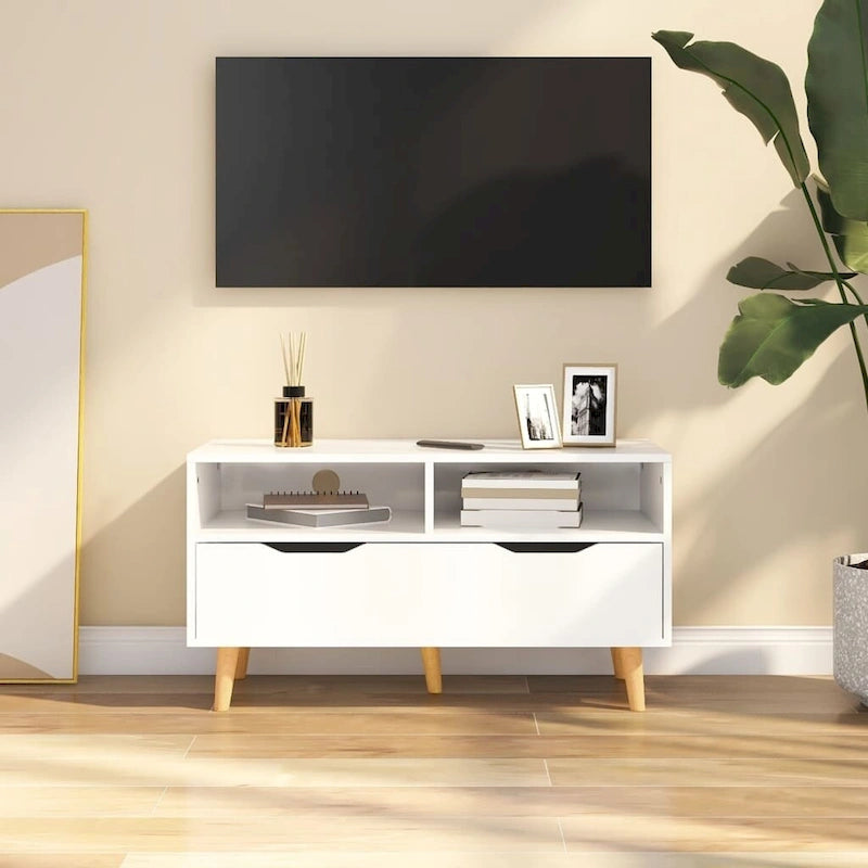 vidaXL TV Stand TV Console Sideboard TV Unit Home Media Unit Engineered Wood - 35.4 x 15.7 x 19.1