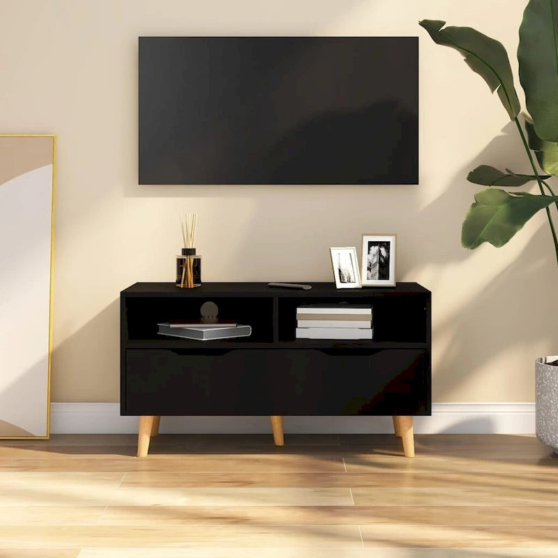 vidaXL TV Stand TV Console Sideboard TV Unit Home Media Unit Engineered Wood - 35.4 x 15.7 x 19.1
