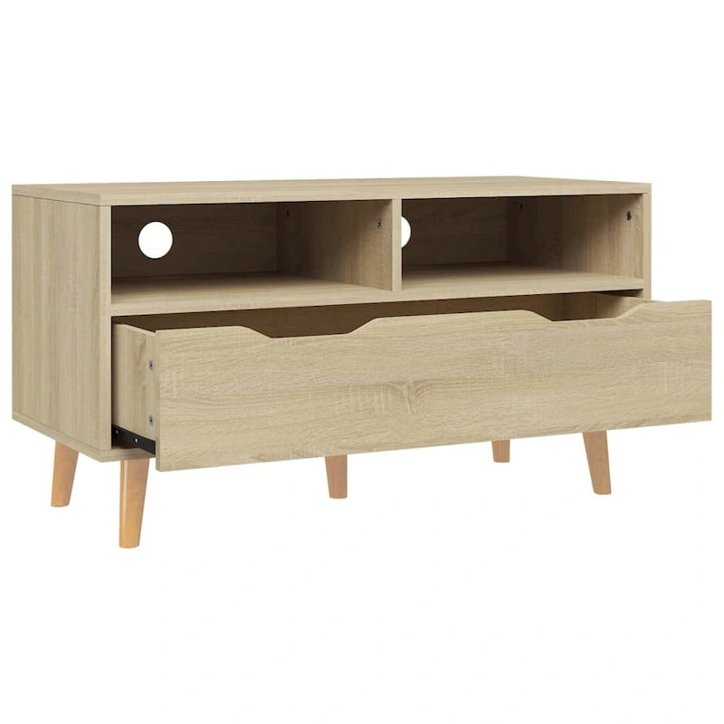 vidaXL TV Stand TV Console Sideboard TV Unit Home Media Unit Engineered Wood - 35.4 x 15.7 x 19.1