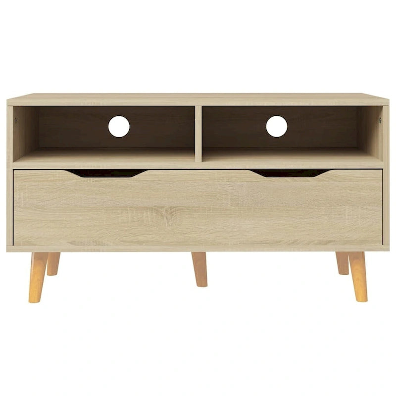vidaXL TV Stand TV Console Sideboard TV Unit Home Media Unit Engineered Wood - 35.4 x 15.7 x 19.1