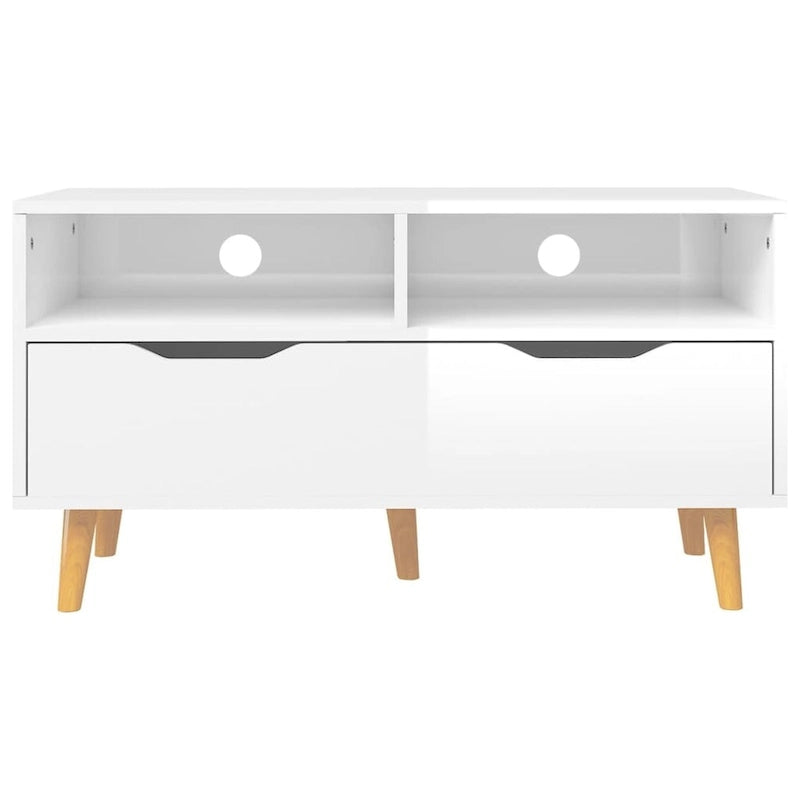 vidaXL TV Stand TV Console Sideboard TV Unit Home Media Unit Engineered Wood - 35.4 x 15.7 x 19.1