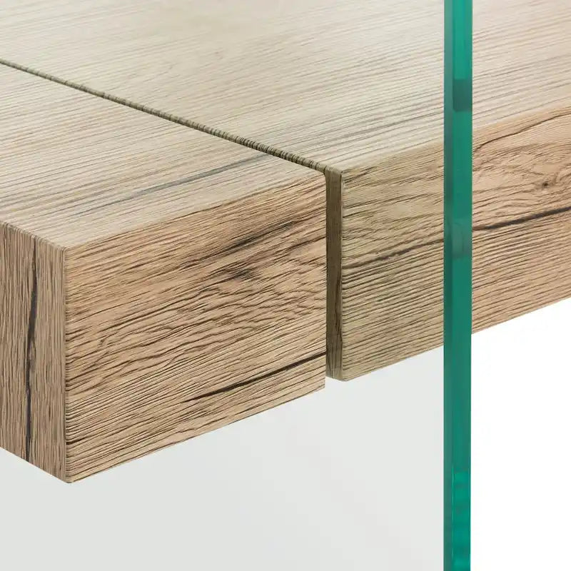 SAFAVIEH Gennie Modern Glass Coffee Table - 43.3 x 23.6 x 16.5 - 43Wx24Dx17H