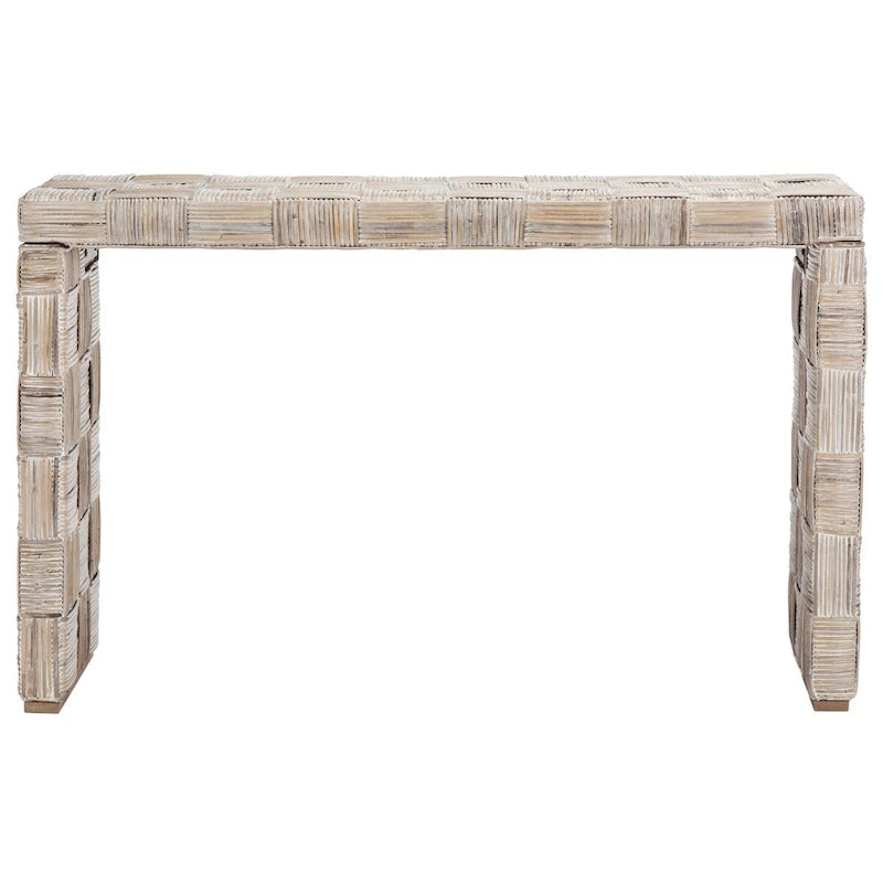 SAFAVIEH Mindel Rattan Console Table - 51Wx14Dx32H