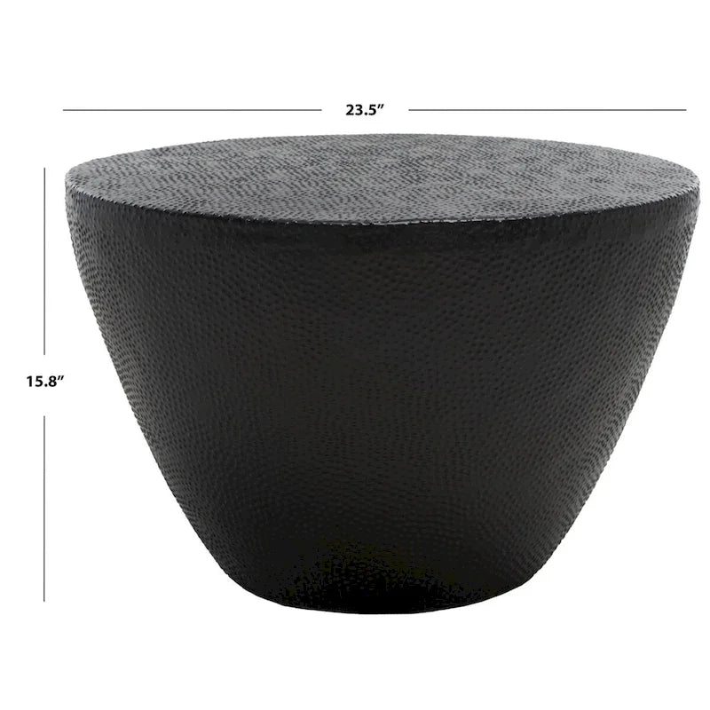 SAFAVIEH Carleen Drum Coffee Table - 24 W x 24 D x 16 H - 24Wx24Dx16H