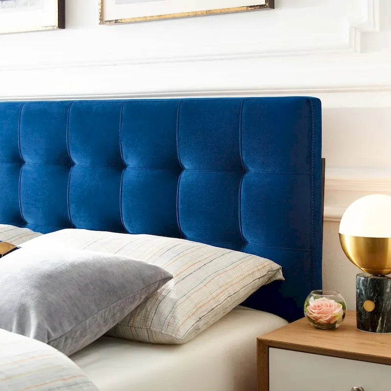 Emily Twin Tufted Performance Velvet Headboard