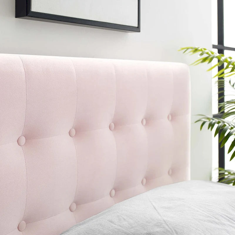 Emily Twin Tufted Performance Velvet Headboard