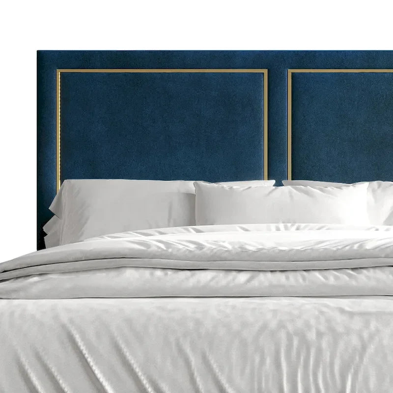 CraftPorch Minimalist Upholstered Velvet Bed