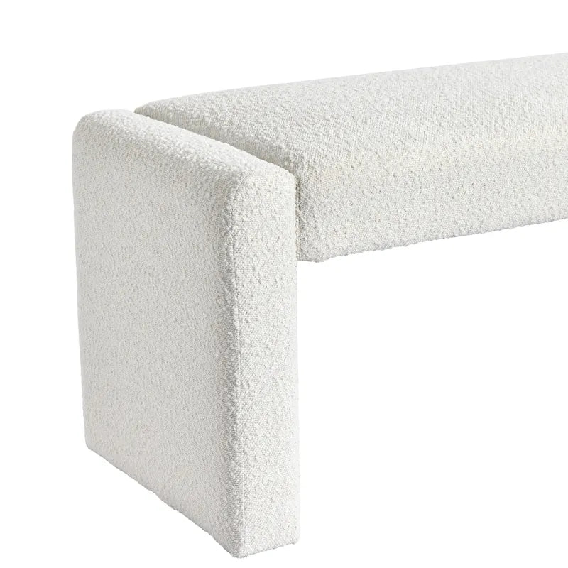 Couture 48 L Boucle Upholstered Dining Bench