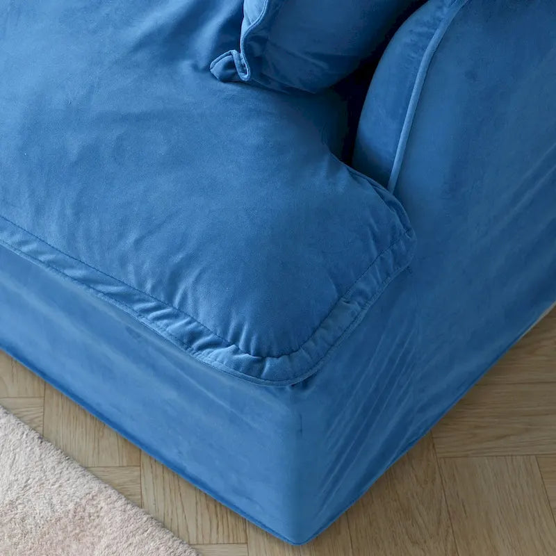 Modular Sectional Fabric Sofa,Extra Large L Shaped Couch with Reversible Chaise Modular Sectional Couch