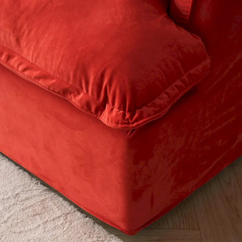 Modular Sectional Fabric Sofa,Extra Large L Shaped Couch with Reversible Chaise Modular Sectional Couch