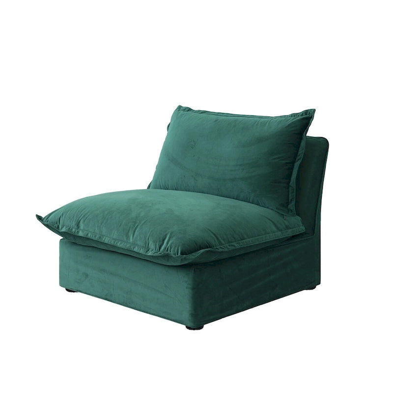 Modular Sectional Fabric Sofa,Extra Large L Shaped Couch with Reversible Chaise Modular Sectional Couch