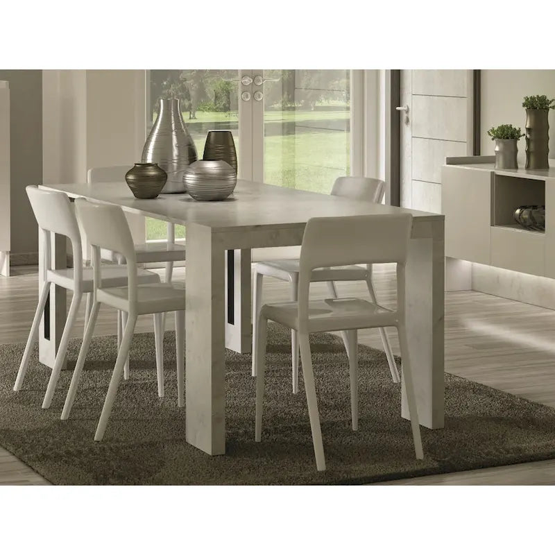 ERIKA Modern Extendable Console Table Dining Table - 31.5 W x 17.5 D x 30 H ( Ext: 17.5 - 73 W )
