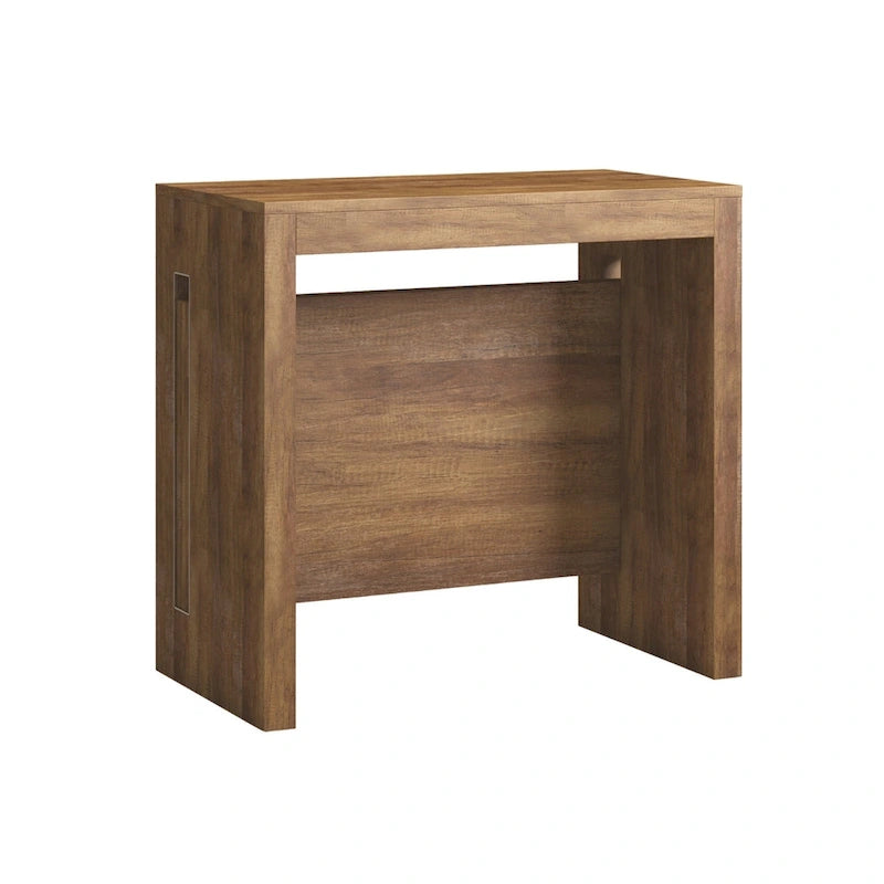ERIKA Modern Extendable Console Table Dining Table - 31.5 W x 17.5 D x 30 H ( Ext: 17.5 - 73 W )