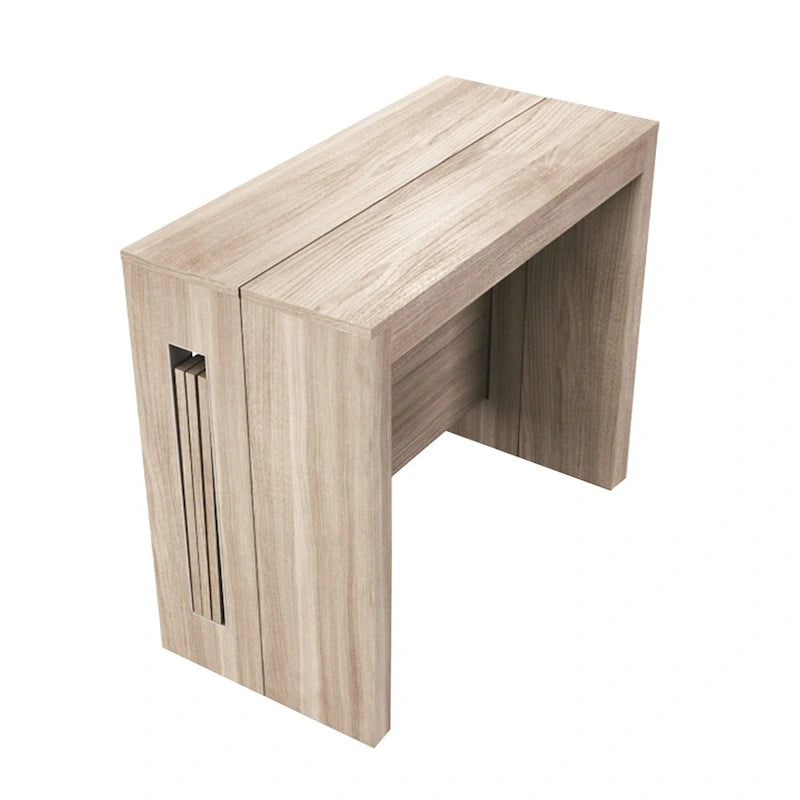 ERIKA Modern Extendable Console Table Dining Table - 31.5 W x 17.5 D x 30 H ( Ext: 17.5 - 73 W )