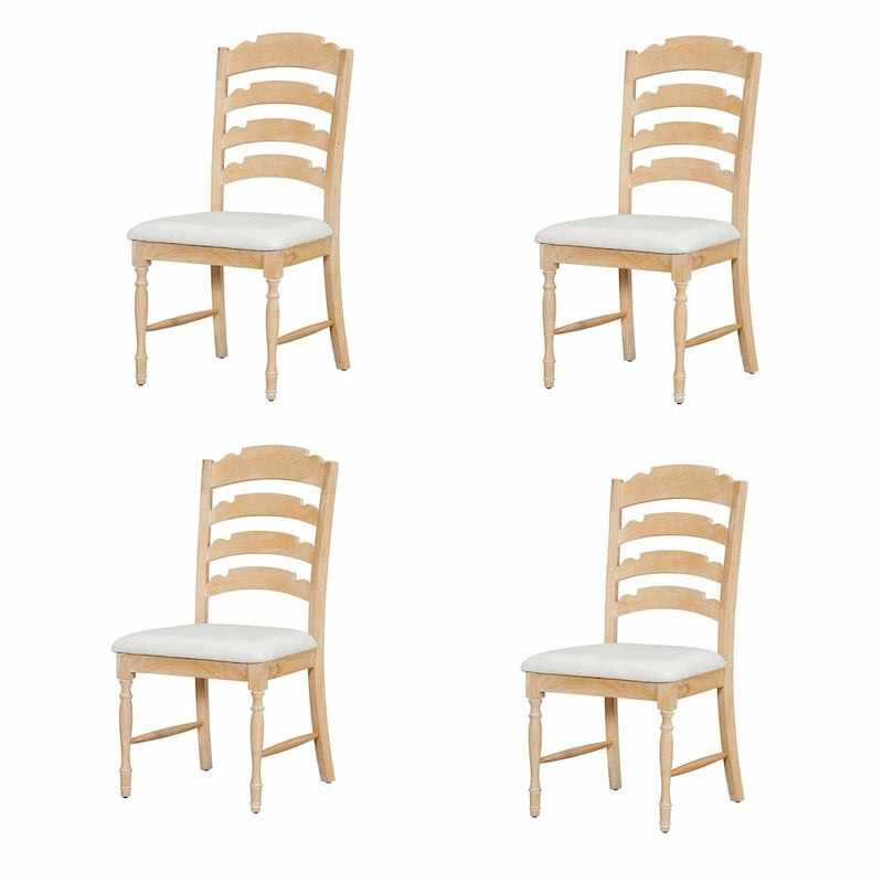 9-Piece Extendable Dining Table Set with Removable Leaf and 8 Upholstered Dining Chairs