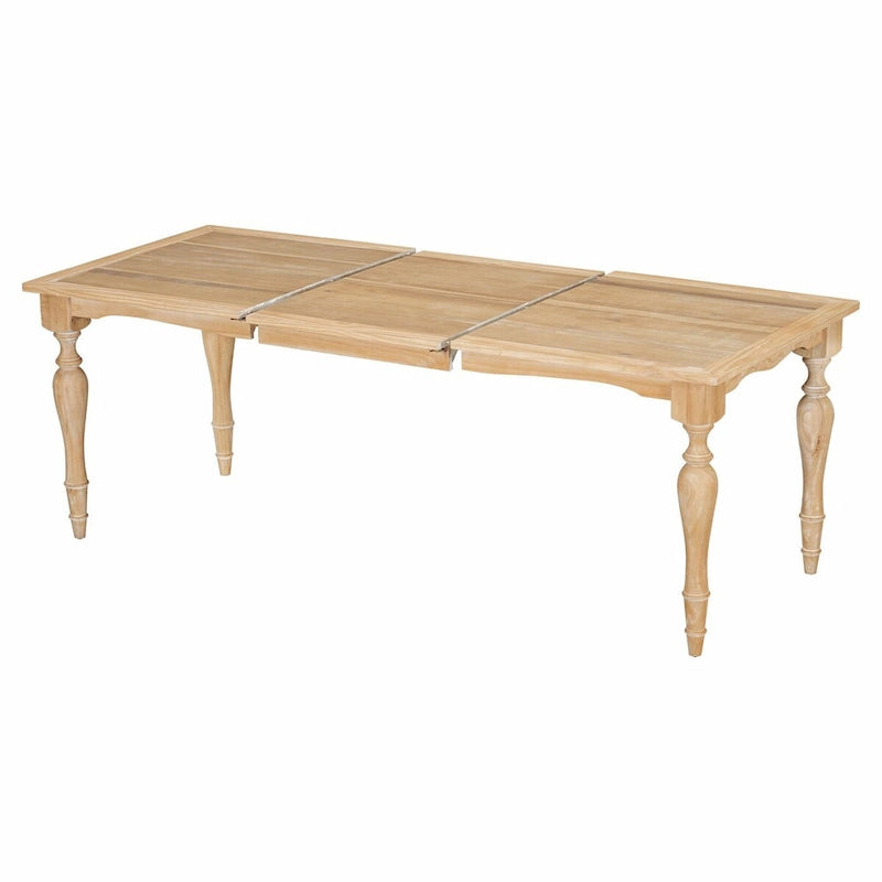 9-Piece Extendable Dining Table Set with Removable Leaf and 8 Upholstered Dining Chairs