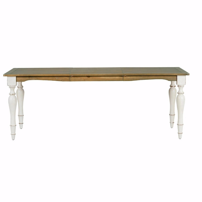 9-Piece Extendable Dining Table Set with Removable Leaf and 8 Upholstered Dining Chairs